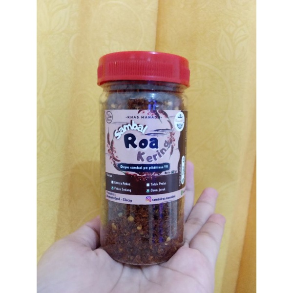 

SAMBAL IKAN ROA KERING KHAS MANADO 80g