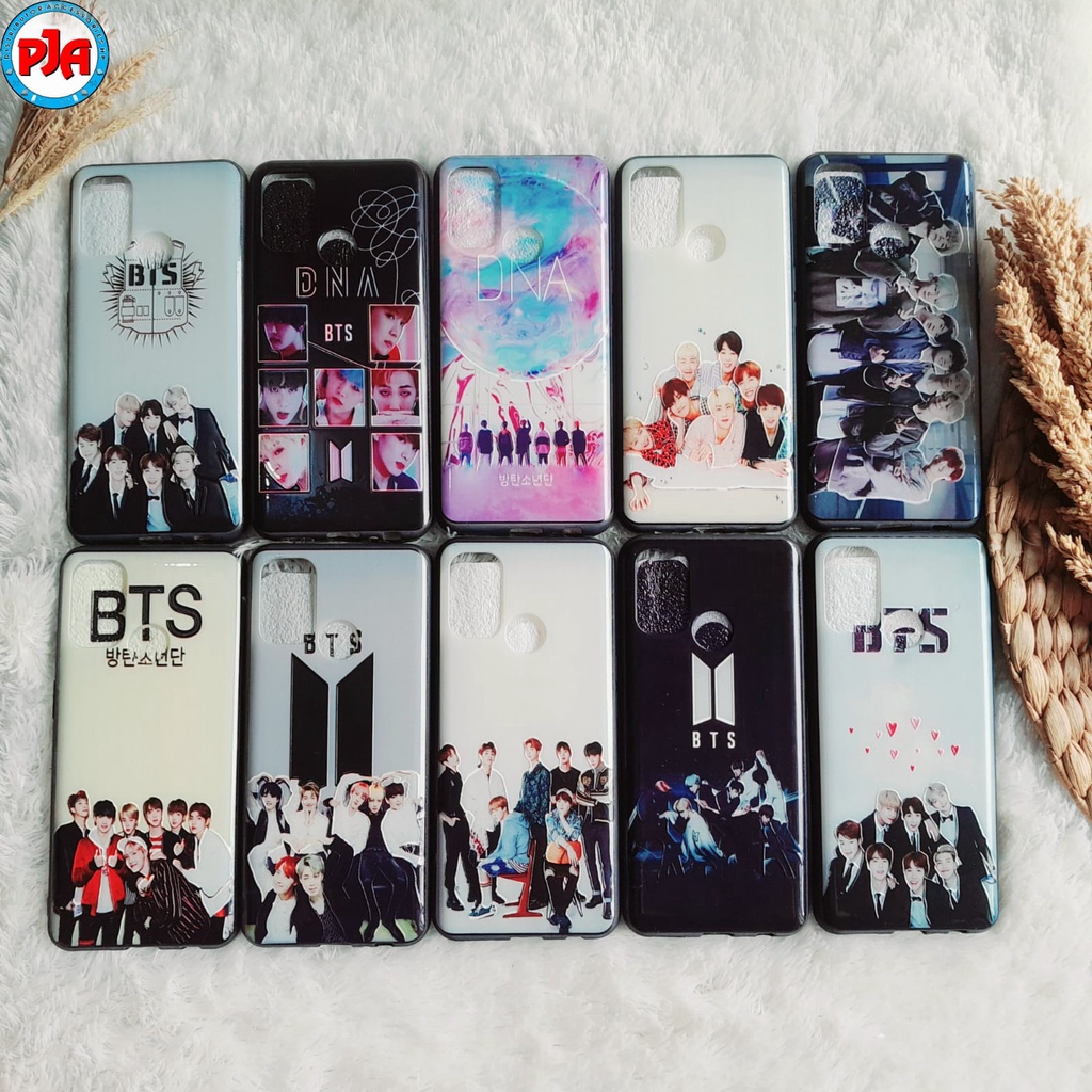 Soft Case Softcase Casing Silikon Karakter BTS Infinix Hot 9 10