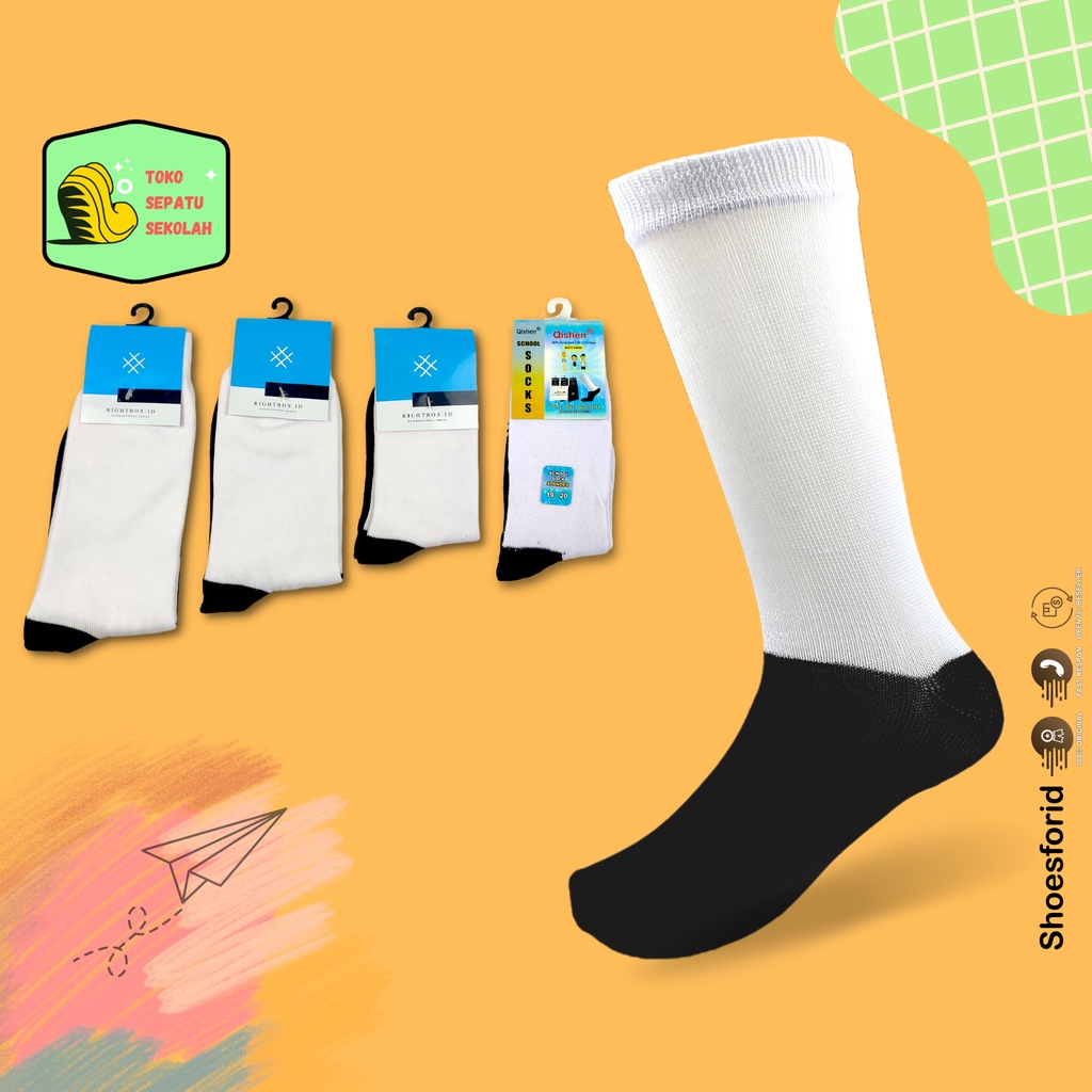 SFK KAOS KAKI ANAK PREMIUM // KAOS KAKI SEKOLAH // KAOS KAKI SD SMP SMA