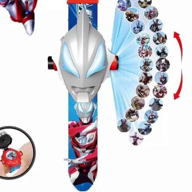 ➱ Jam Tangan Anak Ultraman Proyektor Jam Fashion Anak Trendy ✿