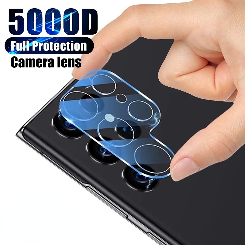 Anti Gores 9H Aksesoris Ponsel Anti Jatuh HD Tempered Glass Pelindung Lensa Kamera Film Transparan Untuk Samsung Galaxy S23 Series Full Cover Penutup Pelindung Lensa Kamera