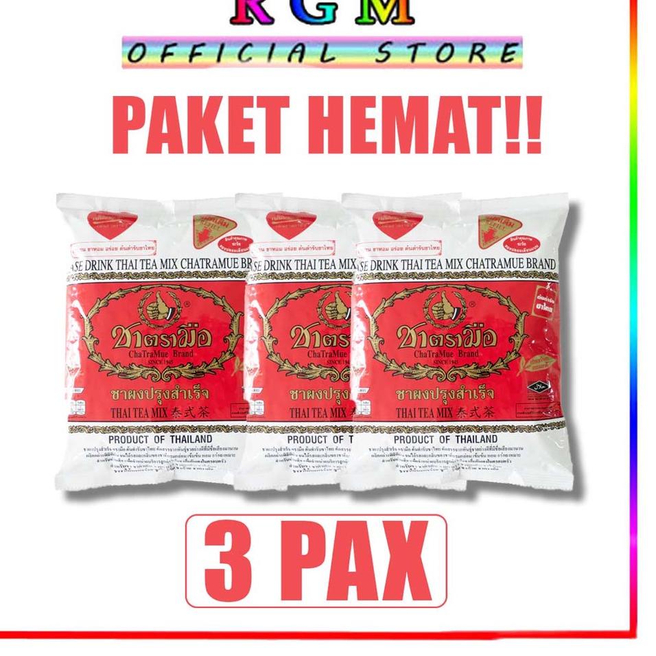 

☜ RGM PAKET HEMAT THAI TEA ORIGINAL 400gr x 3bungkus ✺