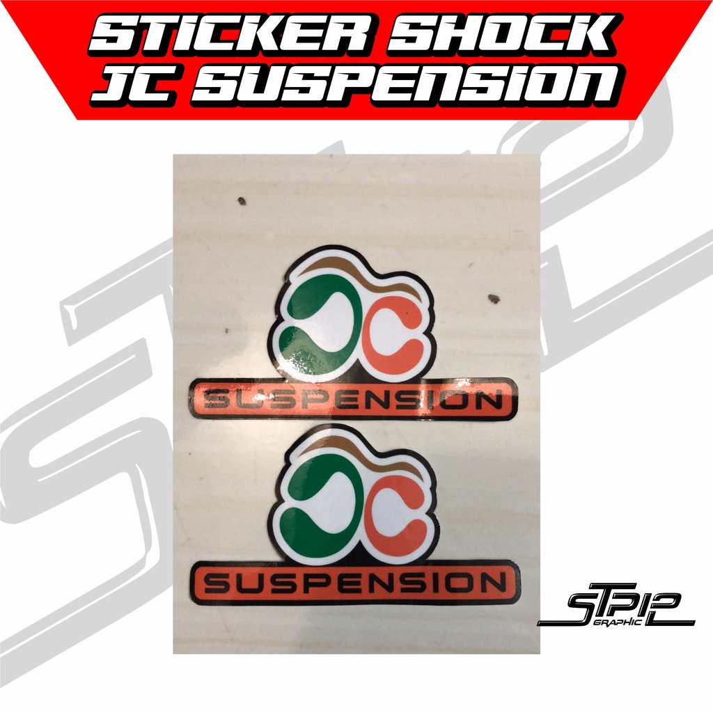 STICKER SHOCK DEPAN JC SUSPENSION SHOCK UP SIDE DOWN SHOCK TELE TELESKOPIK