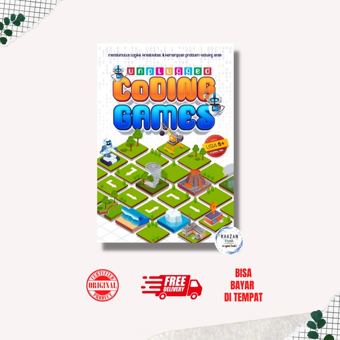 Hot Sale Ready Stok Buku Anak: Unplugged Coding Games, Rma1,Rma2 By Pustaka Rma Terlaris