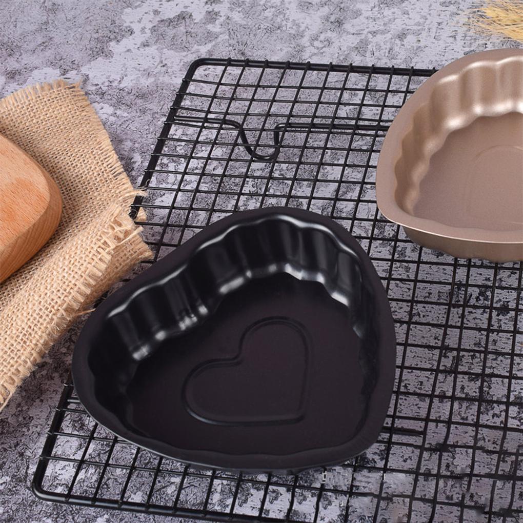 Cetakan Loyang Kue Bentuk Hati DIY Dessert Making Molds Handmade Tray Quick Release Mold Alat Dekorasi Untuk Pesta Pernikahan