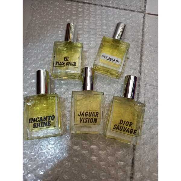 Parfum Refill spray super premium botol kotak ukuran 15ml 30ml 50ml (bebas request)