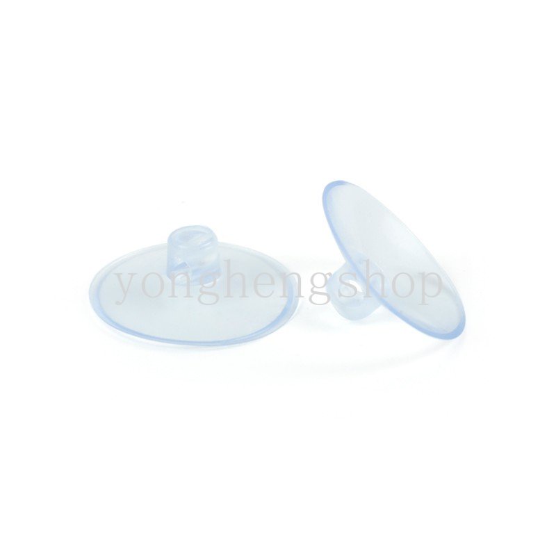 20pcs / lot Suction Cup Bentuk Kepala Jamur Ukuran 25mm Reusable Untuk Jendela Kaca / Ubin / Dapur / Kamar Mandi