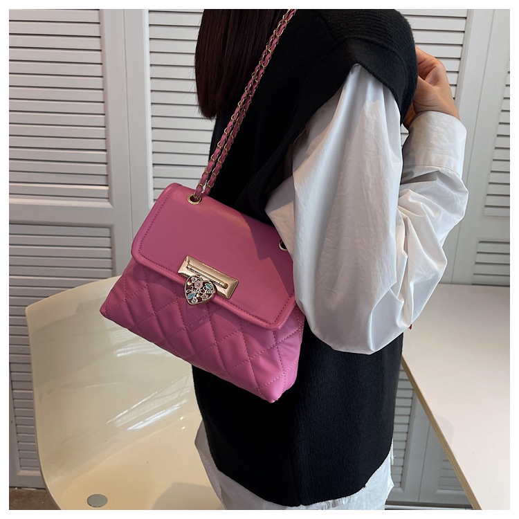 Tas Selempang Kulit Wanita Cewek Luxury Mini Messenger Bag J202