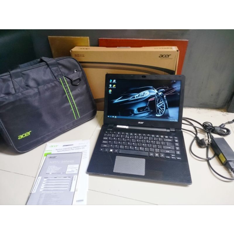 laptop bekas seken second acer e5-471 core i3 4005u tangan pertama dari baru