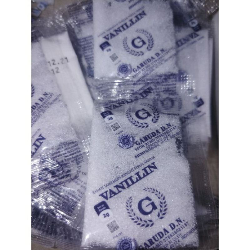 

VANILLIN(vanili) Bahan Tambahan Pangan 2gram