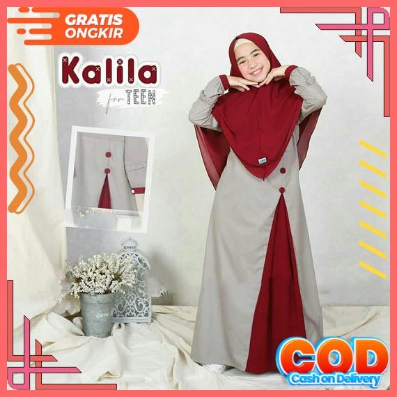 Gamis Anak 3 4 5 Tahun Anak Cewek Perempuan Gamis Rempel Remsa Lucu Kekinian Terbaru Viral ( Gamis R