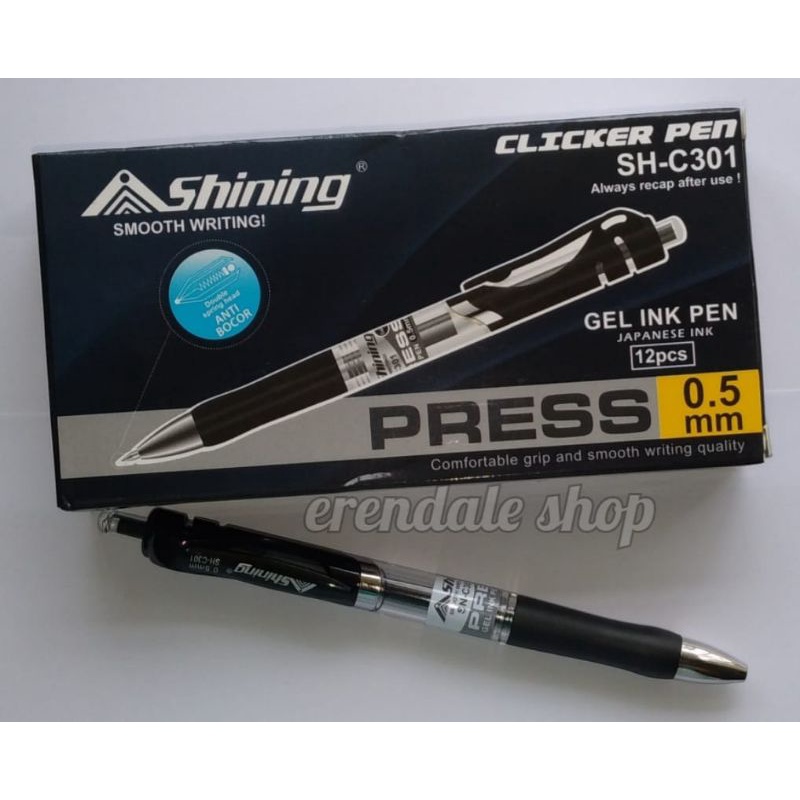 

Pulpen Clicker Gel - Shining
