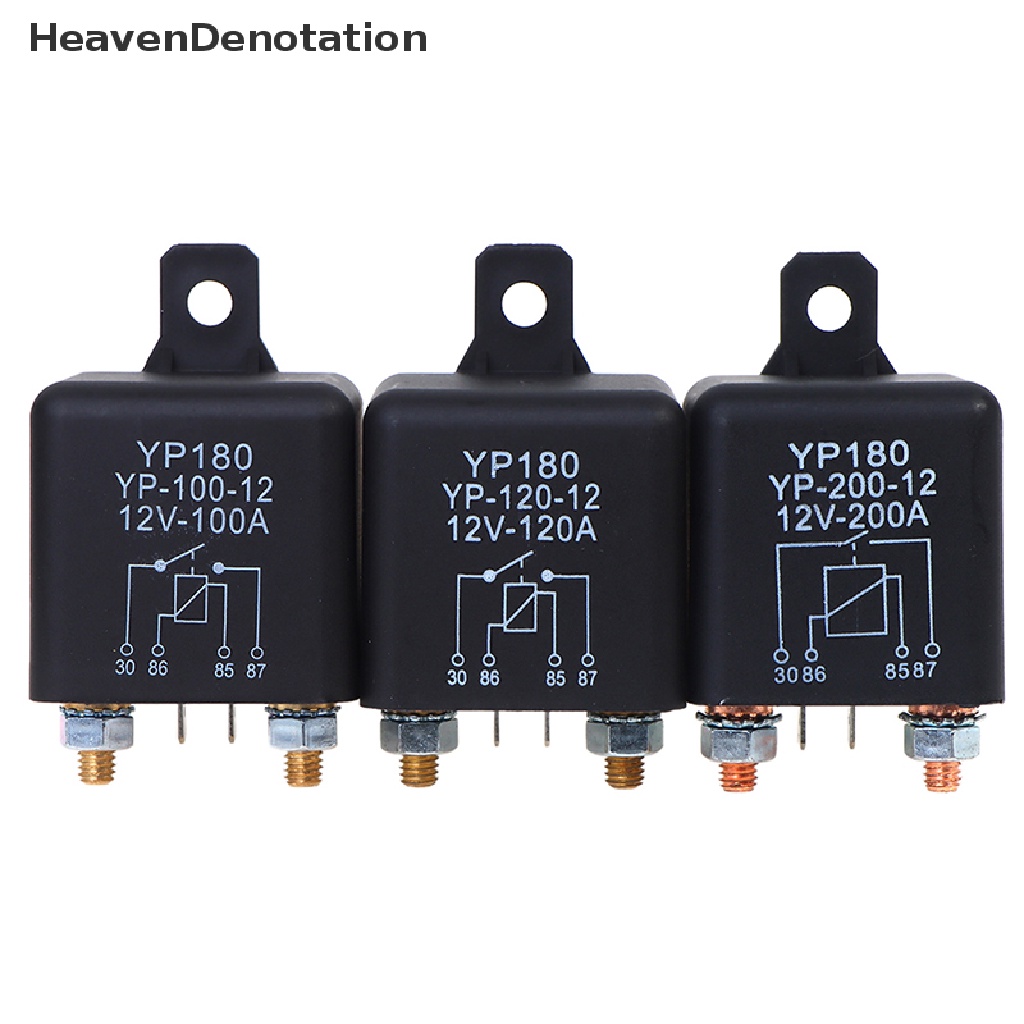 [HeavenDenotation] Starg relay 200A 100A 12V / 24V Power Automotive Heavy Current Start Relay HDV
