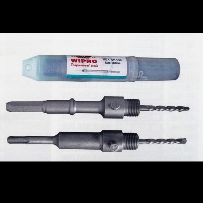 Penyambung Hole Saw Beton Wipro - Hex Shank Size 200mm