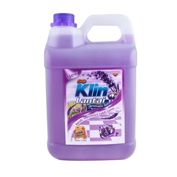 SO KLIN FLOOR CLEANER GALON 4000 ML - pembersih lantai