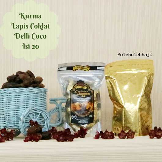 

Kurma Lapis Coklat Delli Coco Isi 20/Coklat Kurma/Oleh Oleh Haji Umroh