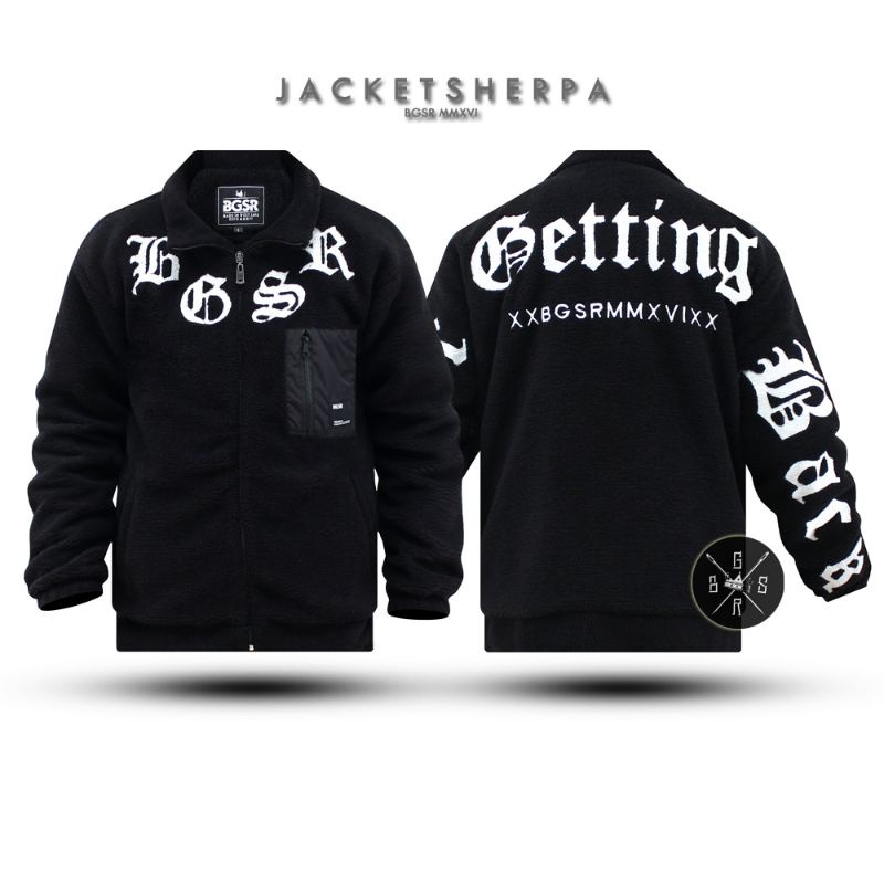 Jaket Sherpa BGSR Getting Jaket Bulu Pria Jaket Pria Sherpa