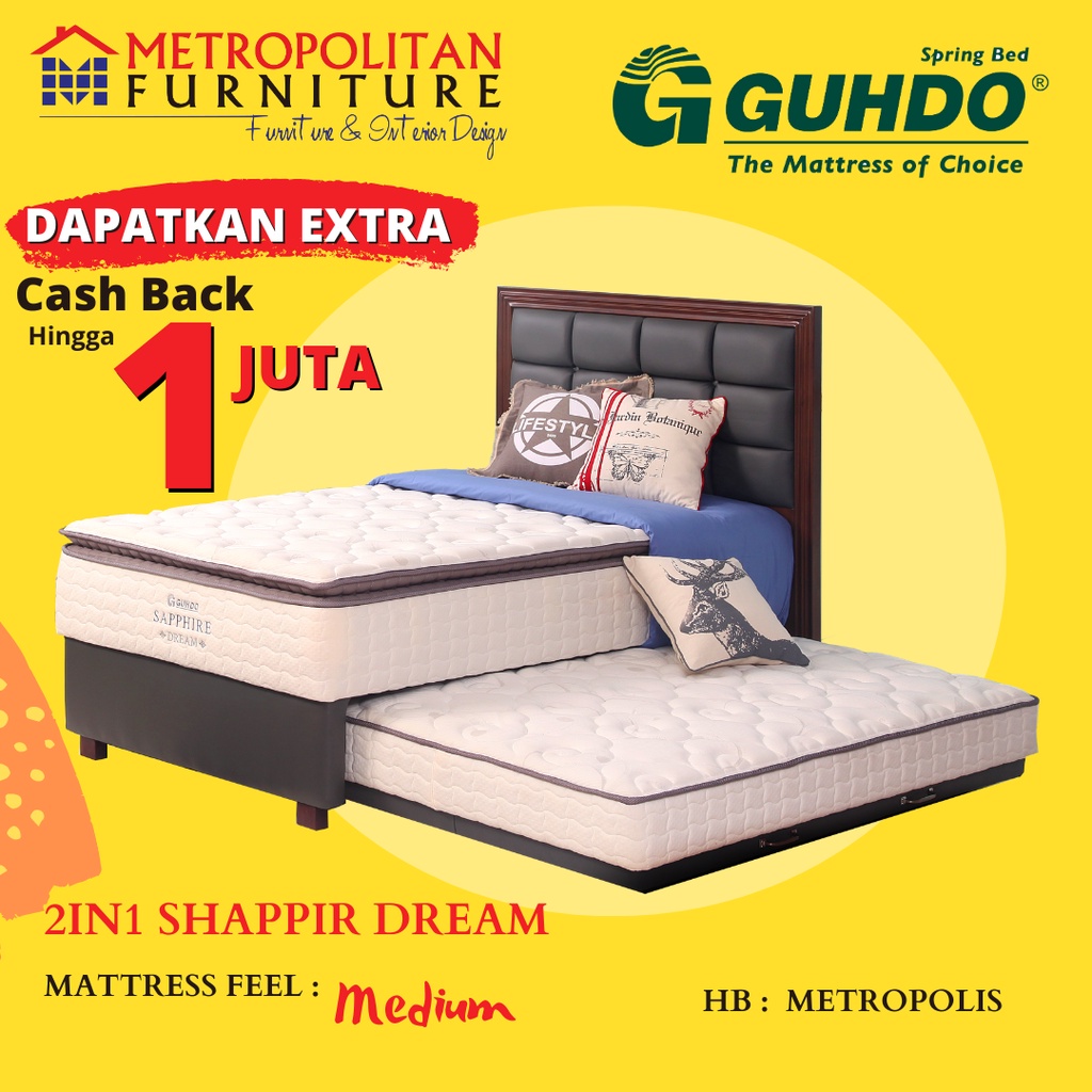 Guhdo Spring bed 2in1 Sapphire Dream Set Metropolis