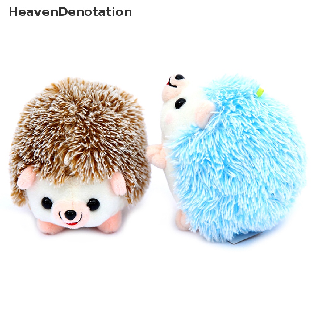 [HeavenDenotation] 12 cm Mainan Landak Mewah Gantungan Kunci Cincin Liontin Mainan Boneka Mainan Hewan HDV