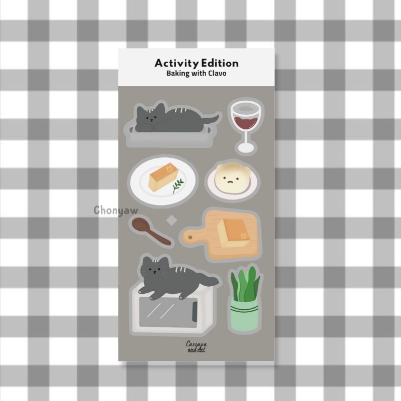 

chonyaw - sticker sheet activity jurnal sticker lucu aesthetic