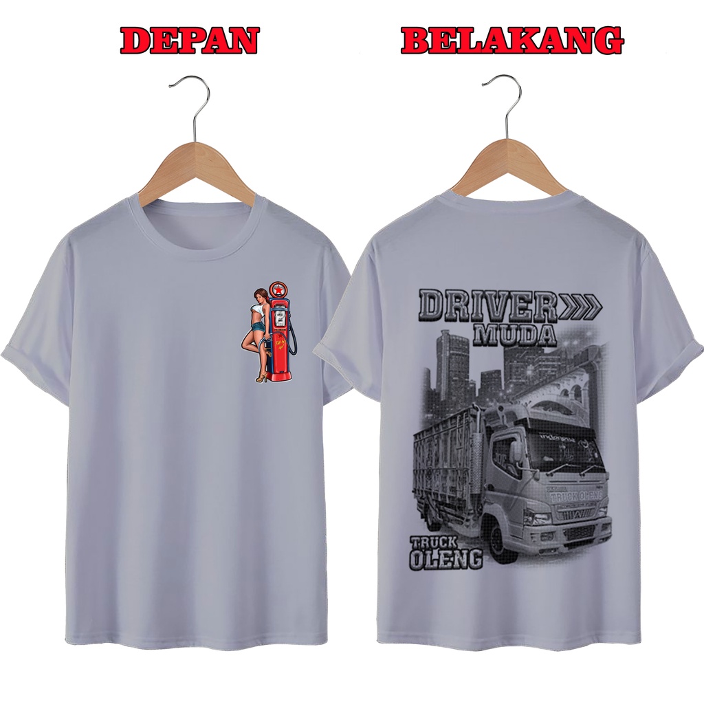 KAOS DISTRO UNISEX PRIA DAN WANITA TERBARU, KAOS JUMBO DRIVER MUDA