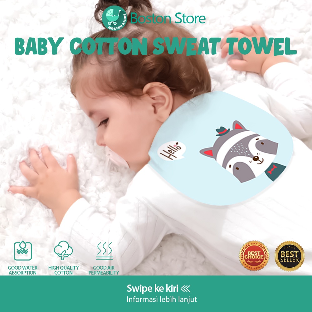 Bostonstore Celemek bib slabber makan bayi bahan kain premium / Handuk Keringat Bayi &amp; Kids bahan katun Handuk Washlap Bayi 0~7umur / Celemek Makan Bayi / Celemek Makan Bayi Waterproof / Celemek Makan Bayi Silicone / Celemek Makan Anak