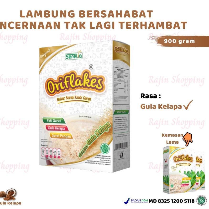 

☜ ORIFLAKES ORIGINAL 900 gram sereal umbi garut asam lambung maag gerd ✮
