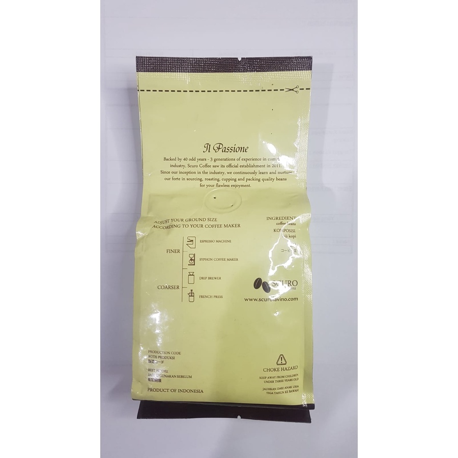 

Scuro Coffee Roasted Timor Maubesse 200gr - 06