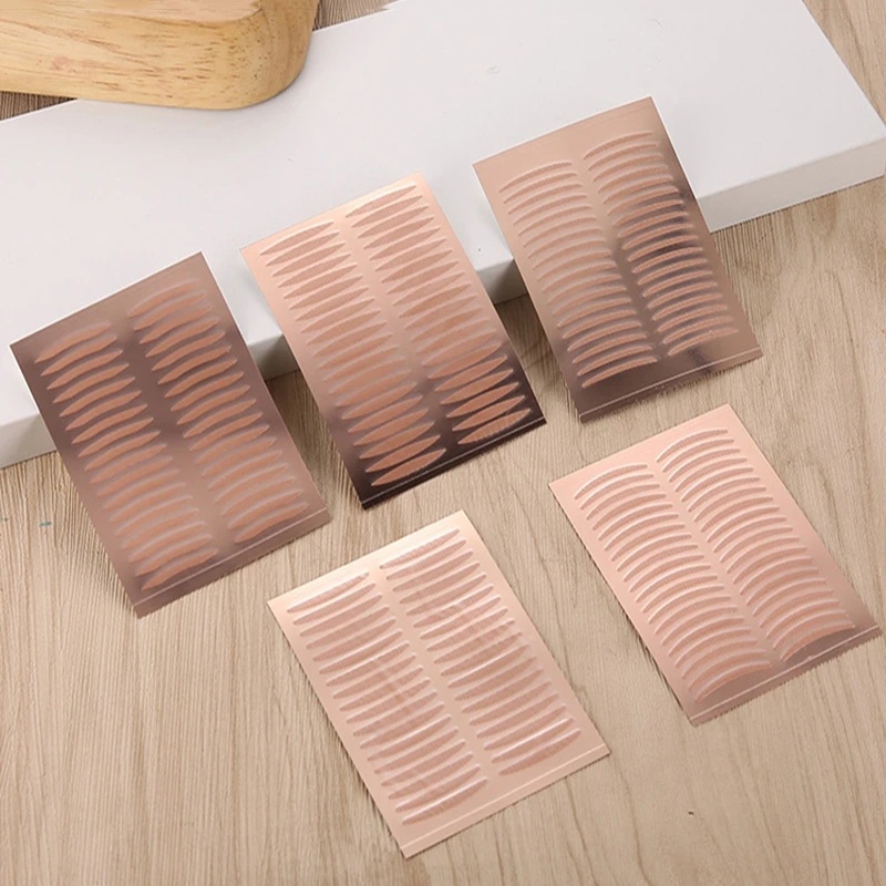 [Harga Grosir] Invisible Double Eyelid Sticker Rose Gold Mesh Traceless Self-adhesive Stiker Kelopak Mata Serat Tahan Air Alami Pita Kelopak Mata Alat Makeup Mata