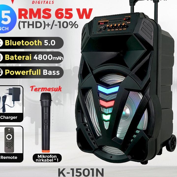 Promo speaker aktif / speaker bluetooth / speaker 15 inch bass murah / salon aktif bluetooth / speaker advance k1501n meeting 15" inch