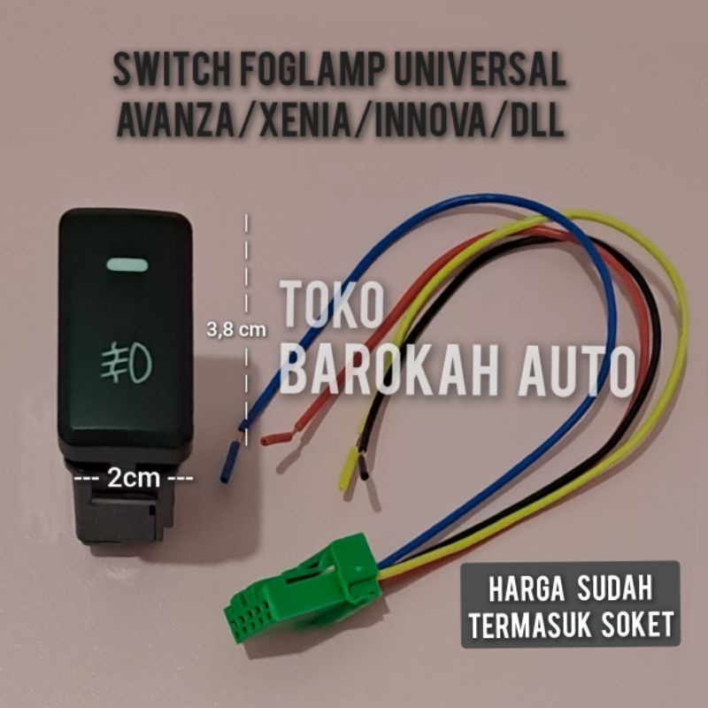 switch foglamp avanza xenia innova universal