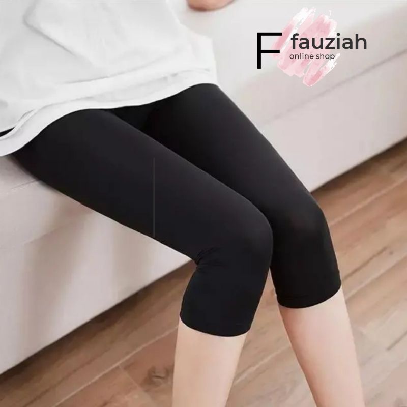 paket HEMAT ISI 3 PCS./ legging pendek 3/4 sepandek premium stndar jumbo