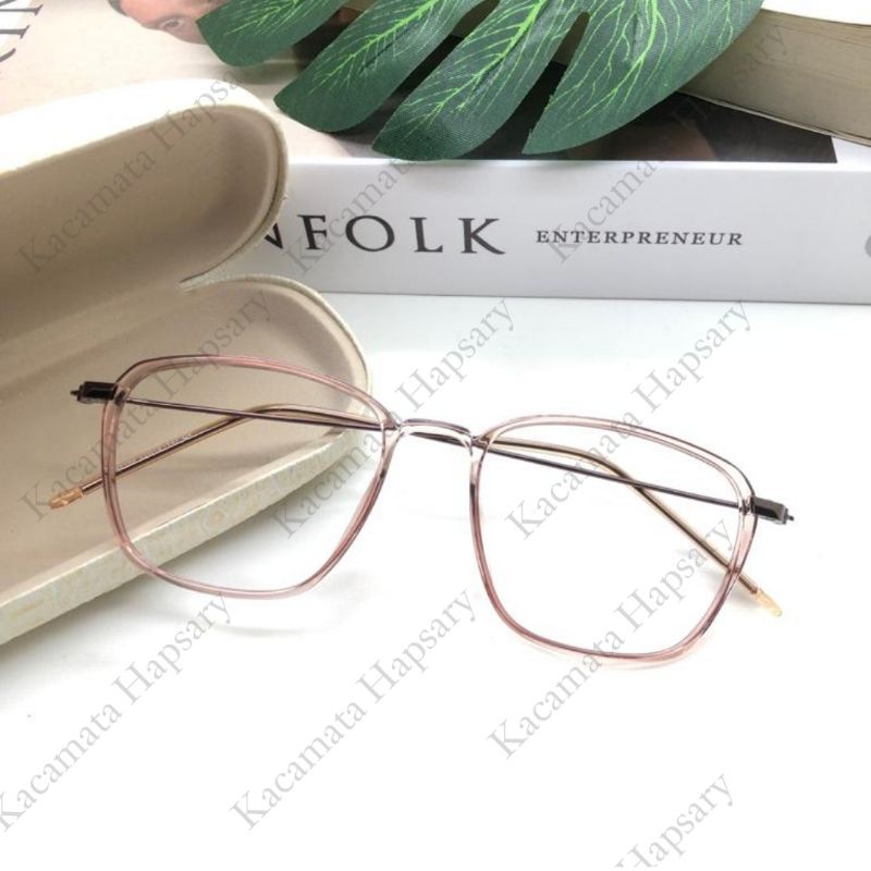 Frame Kacamata Wanita Terbaru &amp; Trendy Free Lensa PHPTOCROMIC Minus, Plus Dan Anti UV 2189