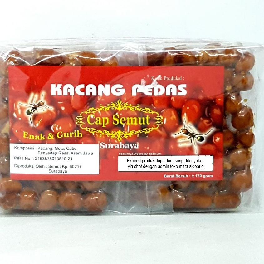 

M27 CAP SEMUT KACANG PEDAS 170gr | ISI 10 PACK SAMBEL GULA ASLI TANAH KHAS SURABAYA PEDES MURAH TERMURAH FLASH SALE ヺ