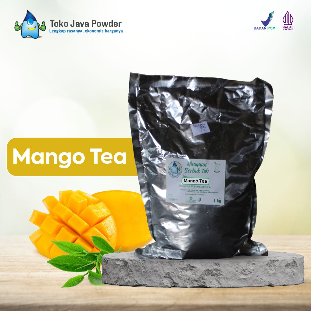 

Bubuk Minuman MANGO TEA Powder 1000 g - Java Powder Drink - BPOM & HALAL