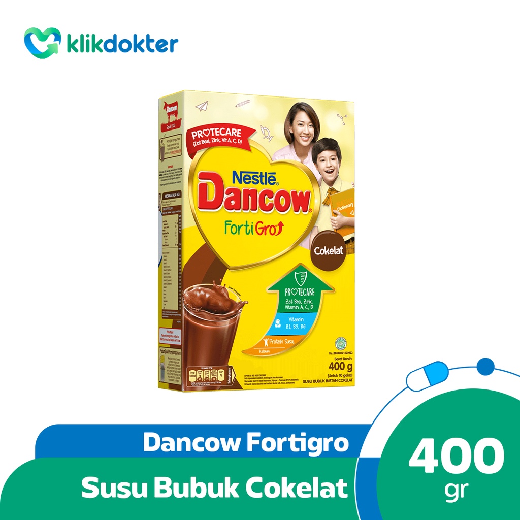 Dancow Fortigro Susu Bubuk Cokelat 400gr