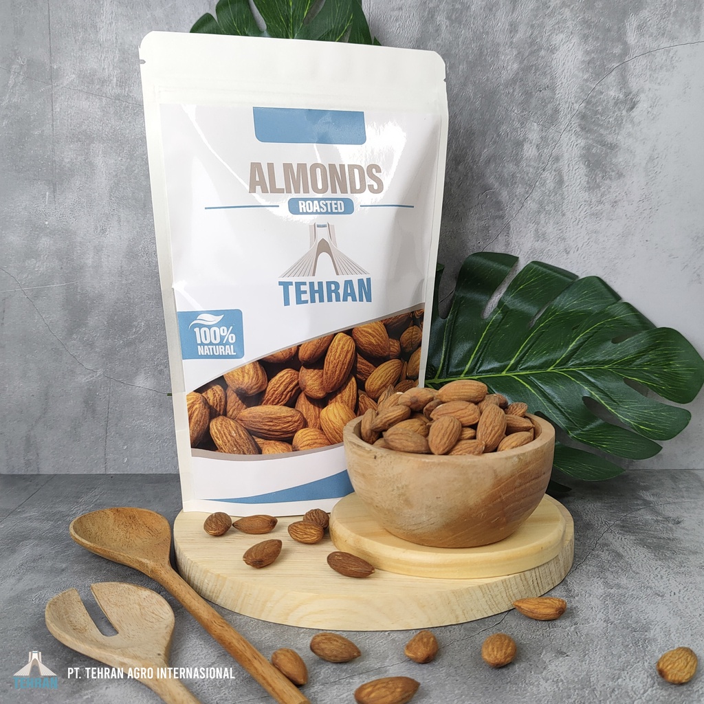 

Roasted Almond No Shell (Kacang Almond Kupas Panggang) 300gr