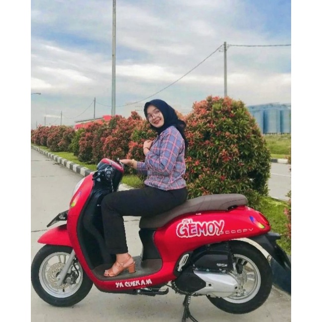 Stiker Scoopy Request Nama / Stiker Scoopy Request Suka2 / Stiker Scoopy Nama Anda