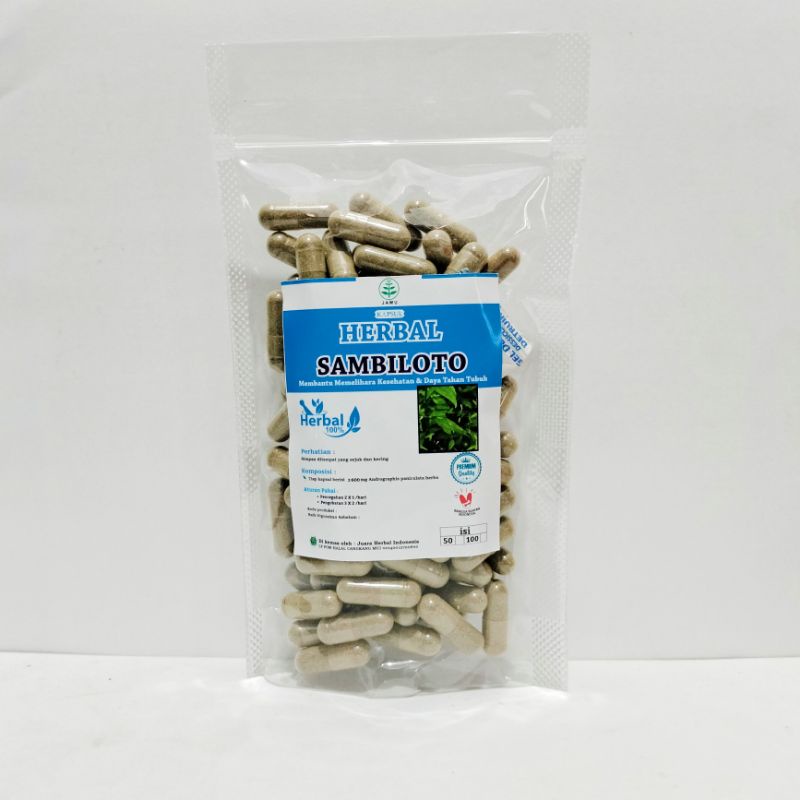 sambiloto 100 kapsul