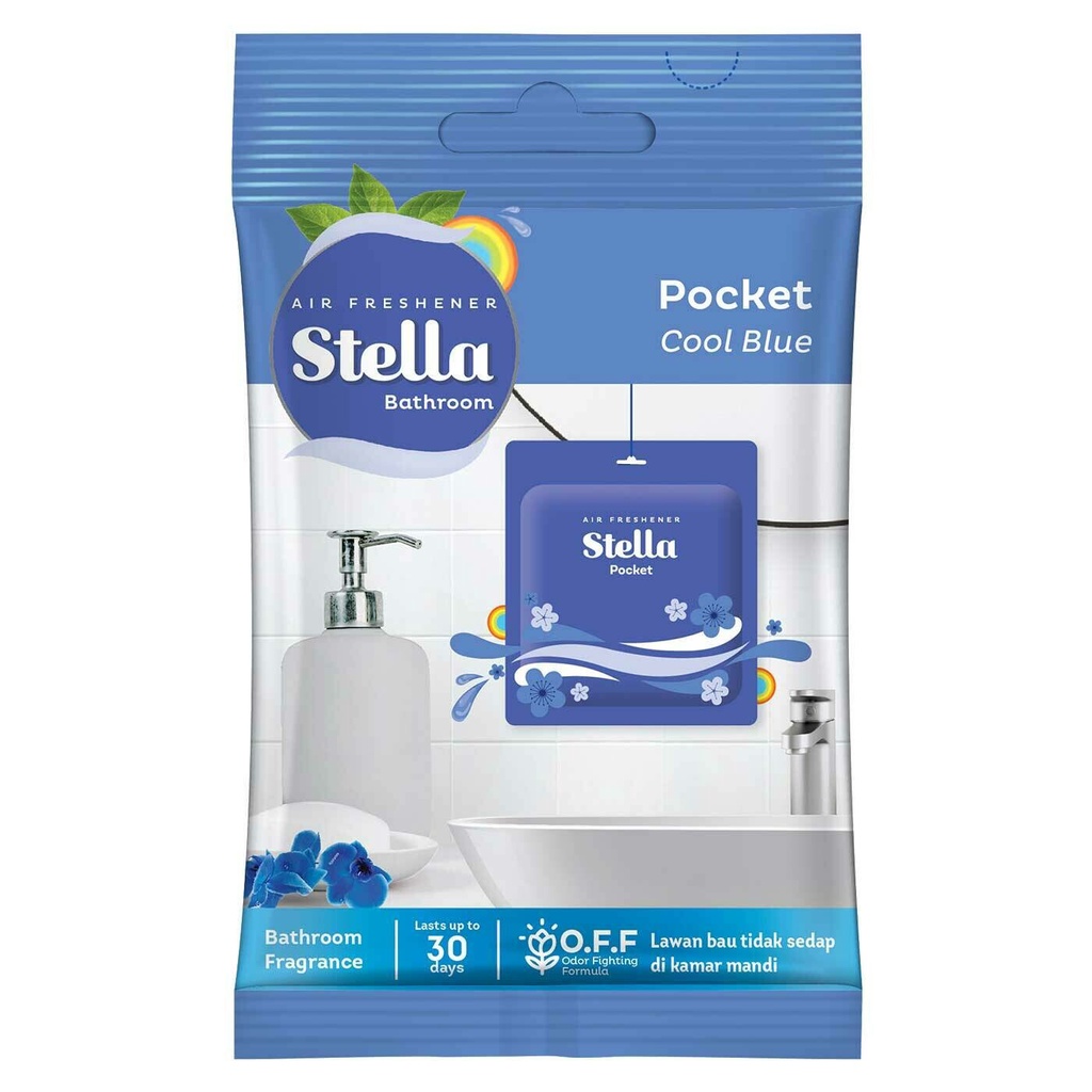 STELLA POCKET BATHROOM BLUE