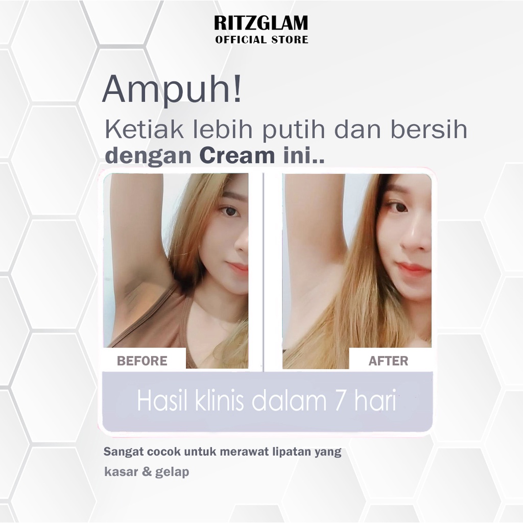 RITZGLAM Agen 6Pcs Underarm White Glow Brightening