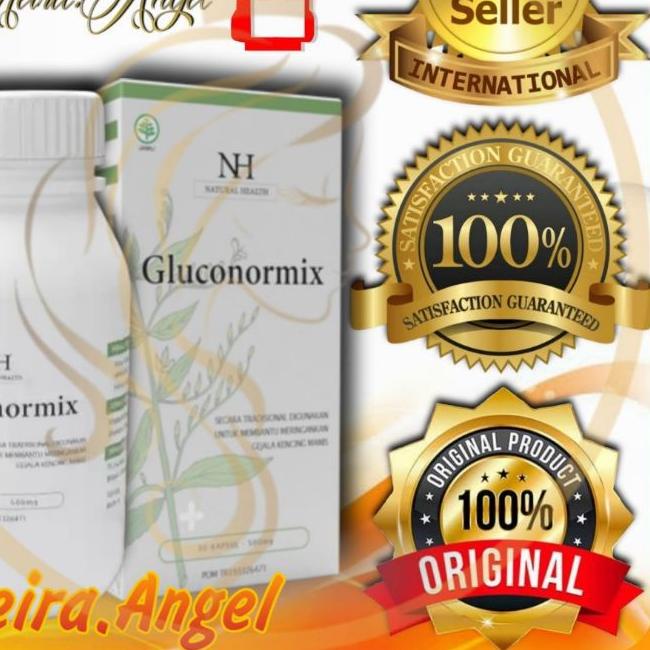

QC PASS⭐✔️-Gluconormix Asli Original Herbal Obat Diabetes Menurunkan Kadar Gula / Kencing Manis Di Jamin Ampuh