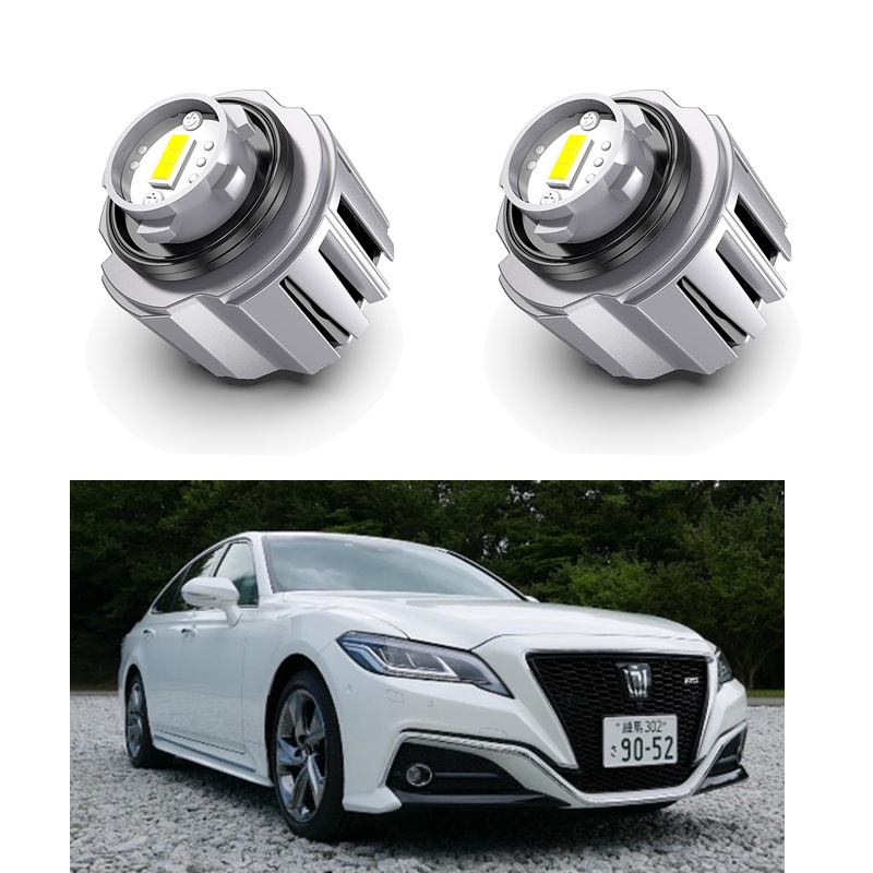 Lampu fog lamp led canbus Mobil Baru Untuk Toyota CROWN AQUA COROLLA CROSS TOURING Harrier NAOH PRIUS 3000K golden Warna Putih