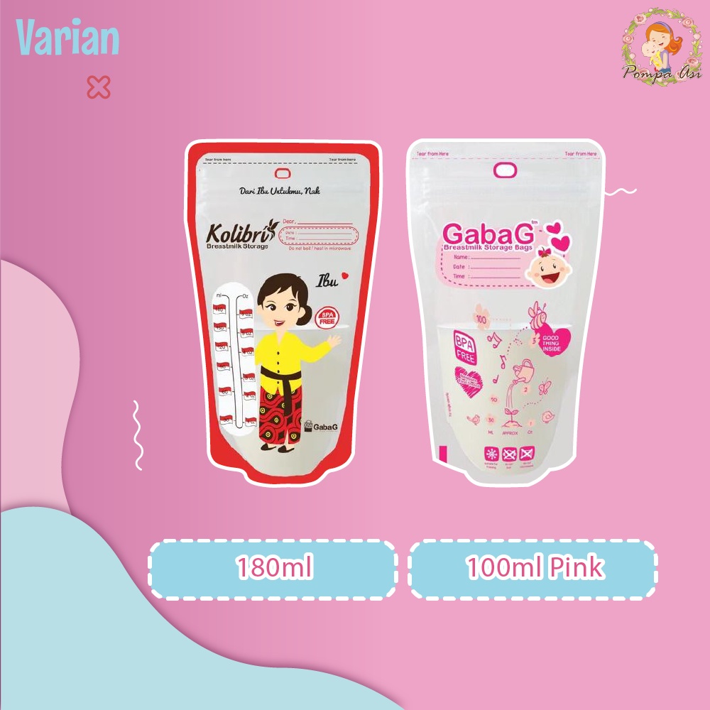Kantong Asi Gabag 100 ml/120ml/150ml/180ml
