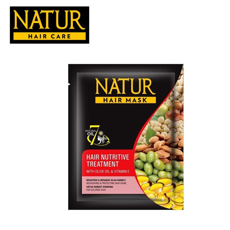 NATUR HAIR MASK 15ML OLIVE OIL