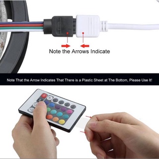 LED Strip RGB EV 2835/ LAMPU LED STRIP RGB 3528 2835 WARNA WARNI IP44 5M AC 220V + ADAPTOR