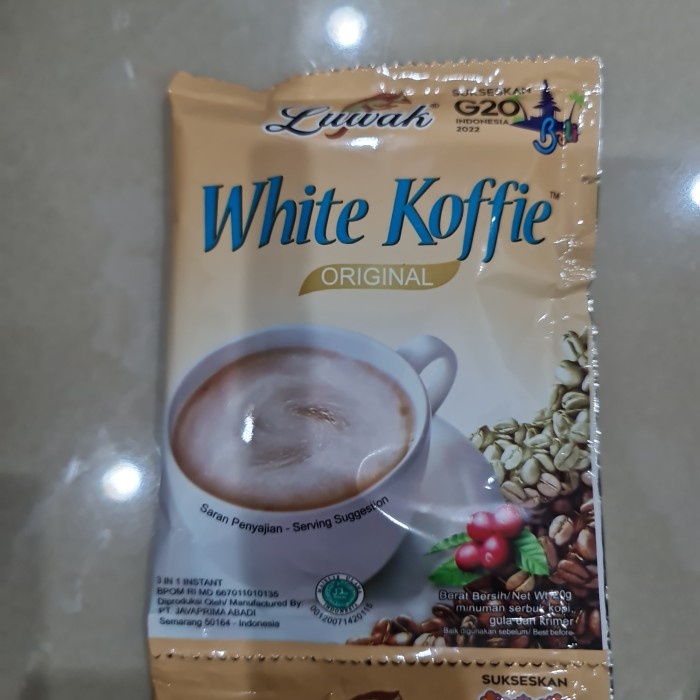 (Renceng) Kopi Bubuk Luwak White Coffee Sachet Original Renteng