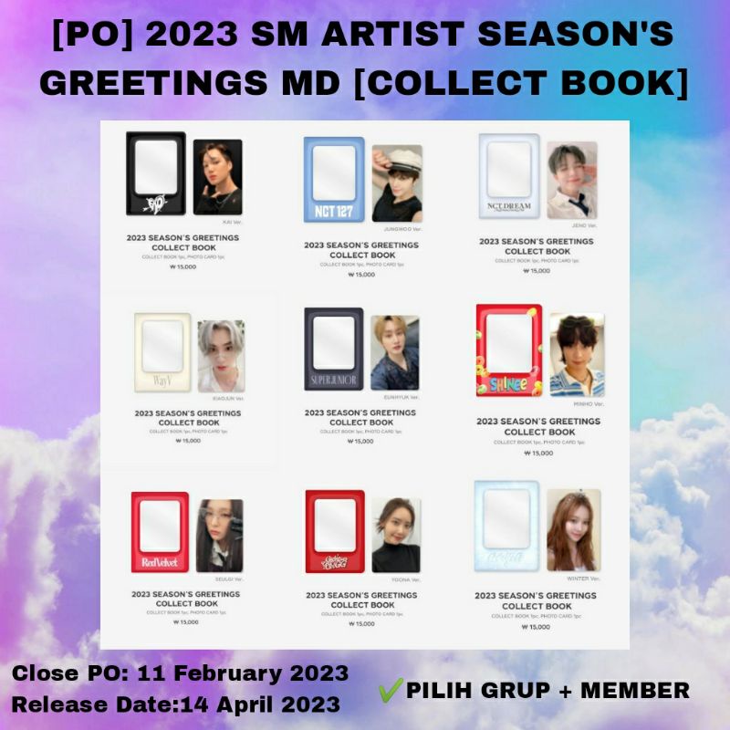 [PELUNASAN] 2023 SM ARTIST SEASONS GREETINGS OFFICIAL MD COLLECT BOOK EXO CHEN