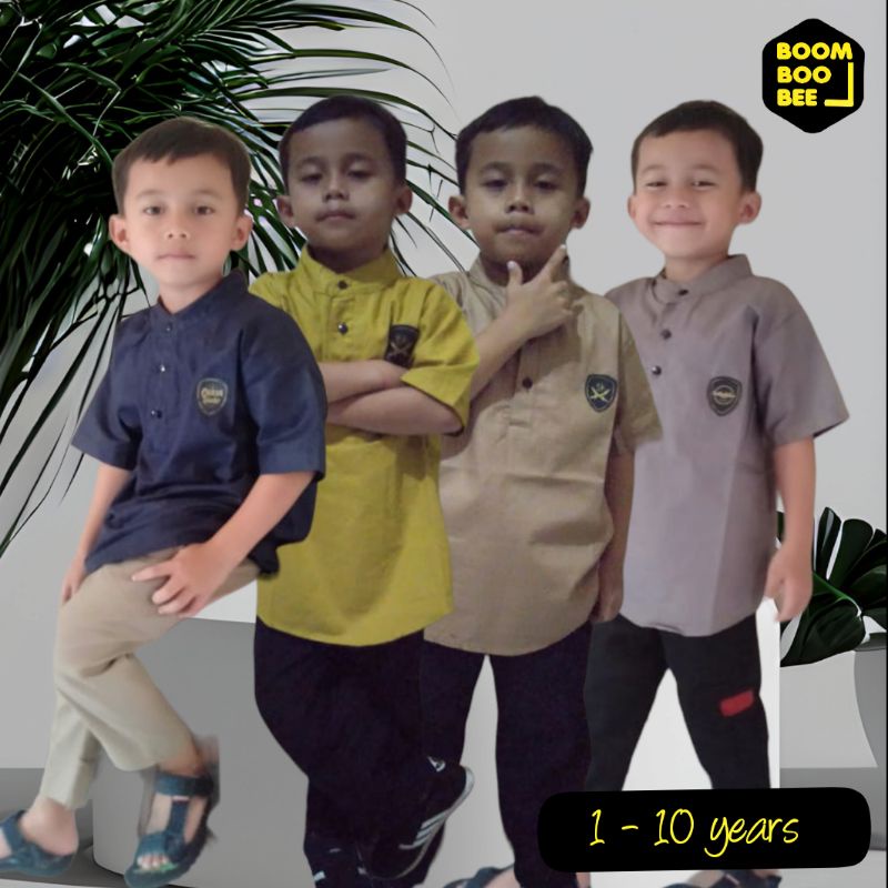 (COD)KEMKO ANAK BOOMBOOBEE  1-10 TAHUN/WARNA SAGE DAN DENIM