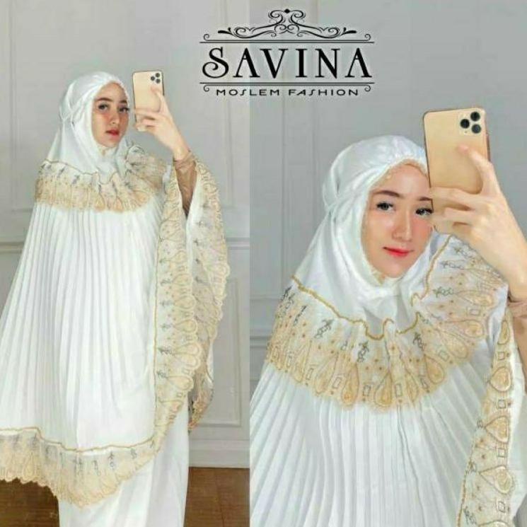 Terpercaya mukena plisket dewasa jumbo / mukena murah renda swarovski gold / mukena plisket premium 